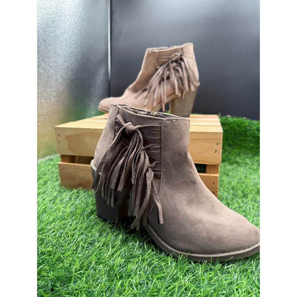 Faded Glory - Beige - Ankle Boots - Size 7W